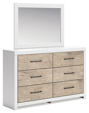 Load image into Gallery viewer, Charbitt King Panel Bed with Mirrored Dresser

