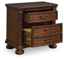 Load image into Gallery viewer, Lavinton King Poster Bed with Mirrored Dresser, Chest and 2 Nightstands
