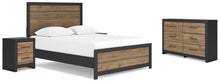 Load image into Gallery viewer, Vertani Queen Panel Bed with Dresser and 2 Nightstands

