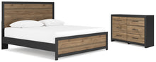 Load image into Gallery viewer, Vertani King Panel Bed with Dresser
