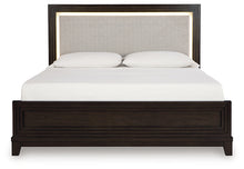 Load image into Gallery viewer, Neymorton Queen Upholstered Panel Bed
