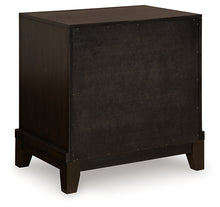 Load image into Gallery viewer, Neymorton King Upholstered Panel Bed with Mirrored Dresser and Nightstand
