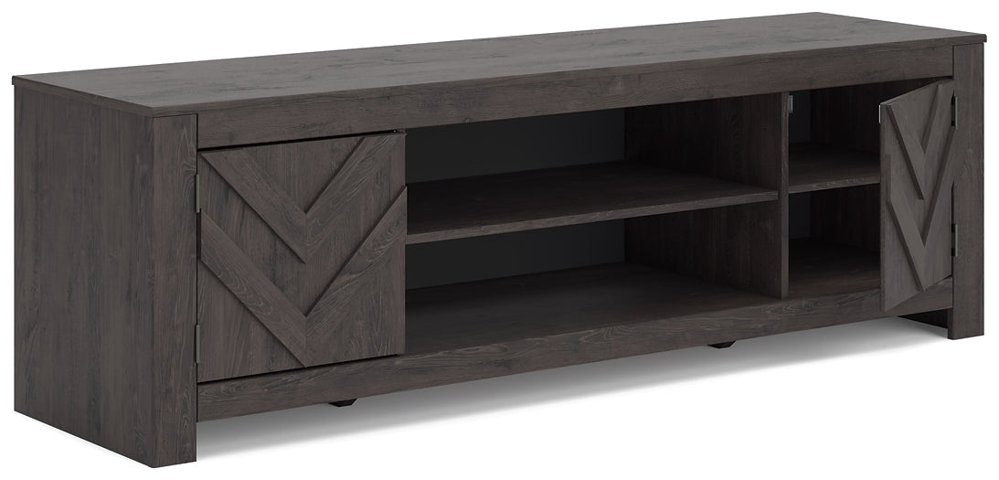 Cayboni LG TV Stand w/Fireplace Option