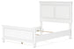 Fortman Full Panel Bed with Mirrored Dresser, Chest and Nightstand
