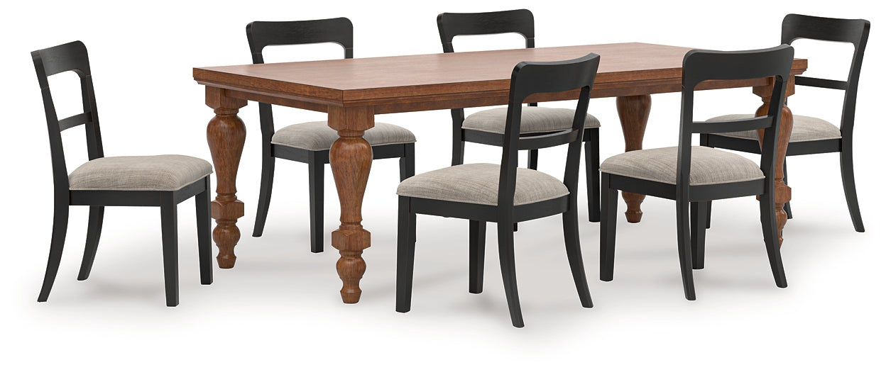Greddinton Dining Table and 6 Chairs