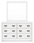 Binterglen Twin Panel Bed, Dresser, Mirror, Chest and Nightstand