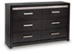 Shoralli Six Drawer Dresser