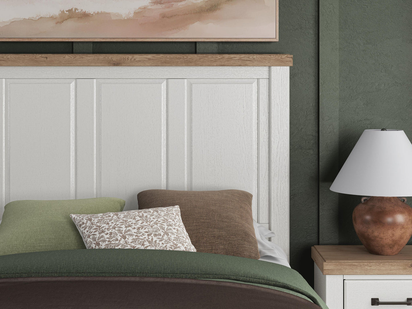 Savonport Queen Panel Bed, Dresser, Mirror, Chest and Nightstand