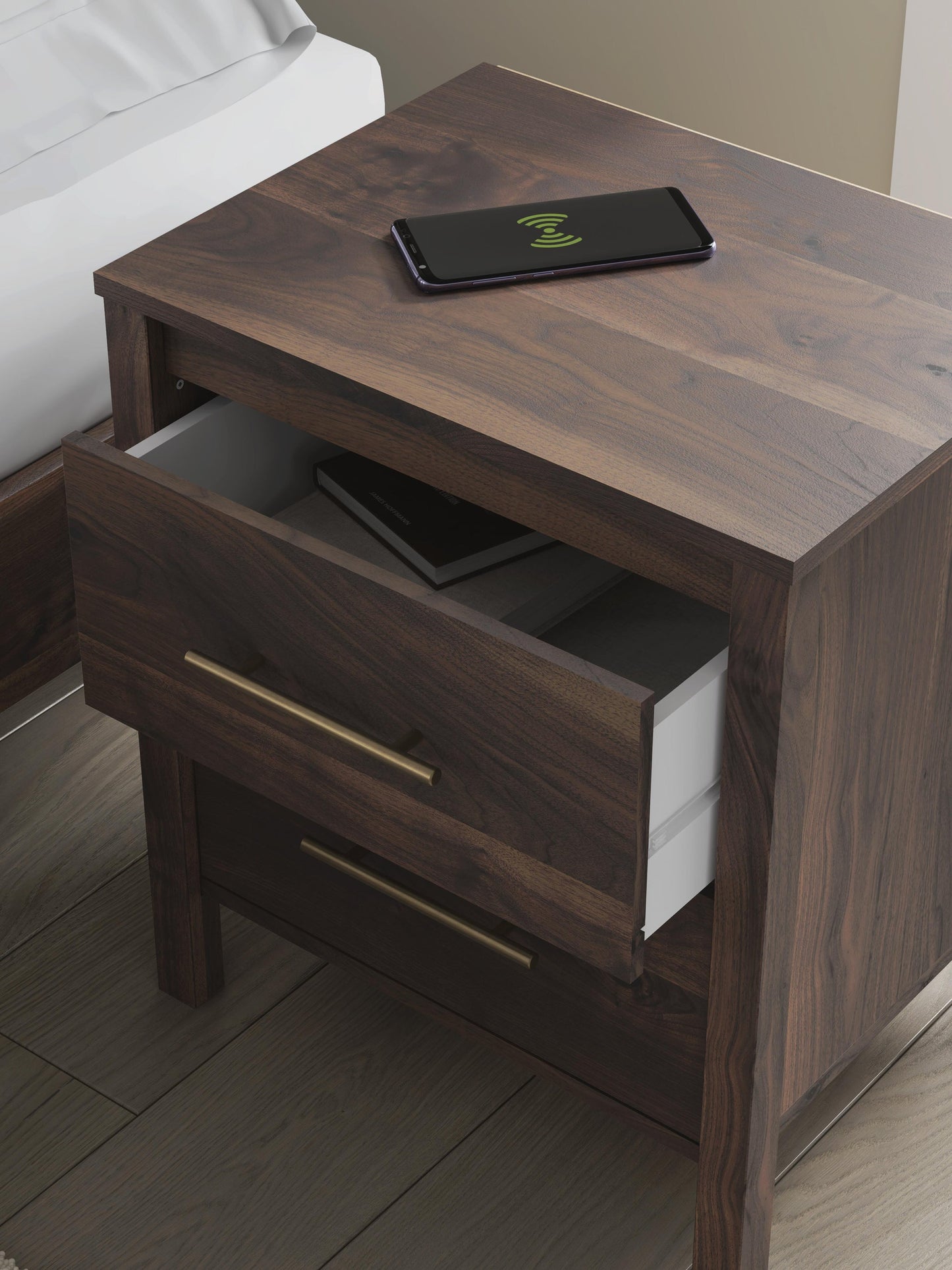 Calverson Two Drawer Night Stand