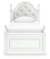 Kozlani Twin Upholstered Panel Bed
