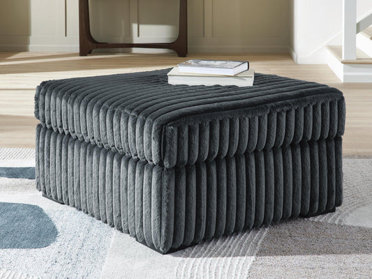 Midnight-Madness Oversized Accent Ottoman