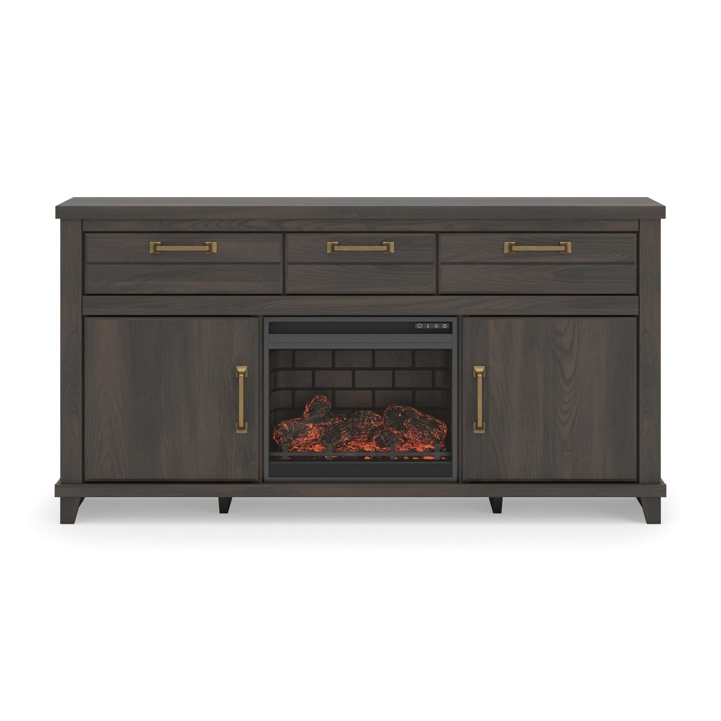 Brazen Valley 71" TV Stand with Electric Fireplace