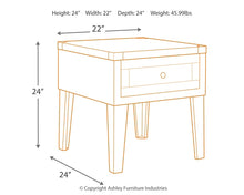 Load image into Gallery viewer, Chazney Rectangular End Table
