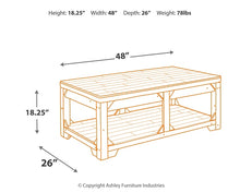 Load image into Gallery viewer, Fregine Lift Top Cocktail Table
