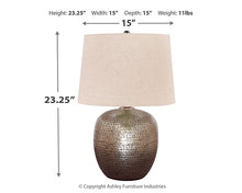 Load image into Gallery viewer, Magalie Metal Table Lamp (1/CN)
