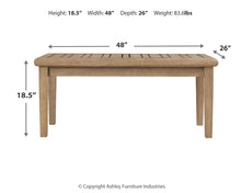 Load image into Gallery viewer, Gerianne Rectangular Cocktail Table

