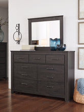 Load image into Gallery viewer, Brinxton King Panel Bed with Mirrored Dresser, Chest and 2 Nightstands
