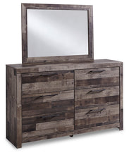 Load image into Gallery viewer, Derekson Queen/Full Panel Headboard with Mirrored Dresser
