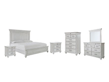 Load image into Gallery viewer, Kanwyn Queen Panel Bed with Mirrored Dresser, Chest and 2 Nightstands
