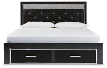 Load image into Gallery viewer, Kaydell Queen Upholstered Panel Storage Bed
