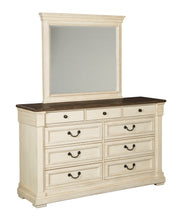 Load image into Gallery viewer, Bolanburg California King Panel Bed with Mirrored Dresser, Chest and 2 Nightstands
