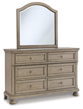 Load image into Gallery viewer, Lettner Full Sleigh Bed with Mirrored Dresser and 2 Nightstands
