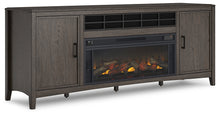 Load image into Gallery viewer, Montillan 84&quot; TV Stand with Electric Fireplace
