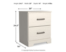 Load image into Gallery viewer, Stelsie Full Panel Bed with Mirrored Dresser and Nightstand
