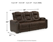Load image into Gallery viewer, Owner&#39;s Box PWR REC Sofa with ADJ Headrest
